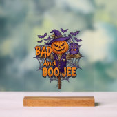 Slechte Boo Jee Pompoen Vogelverschrikker Paarse U Acryl Bord (Neutraal)