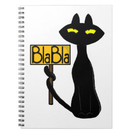Slechte Boogie -De Kat- "BlaBla" grappig teken not Notitieboek
