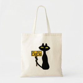 Slechte Boogie -De Kat- " BlaBla" grappige teken t Tote Bag