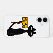 Slechte Boogie - De Kat- " BlaBla" Hophonecase iPhone 16 Hoesje (Achterkant horizontaal)