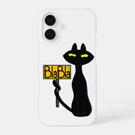 Slechte Boogie - De Kat- " BlaBla" Hophonecase iPhone 16 Hoesje