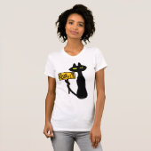 Slechte Boogie - De Kat - "Echt?!!" grappige T-Shi T-shirt (Voorkant volledig)