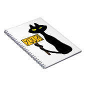 Slechte Boogie -De Kat- "Jij?!!" grappige Notitieb Notitieboek (Rechterzijde)