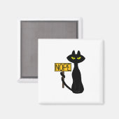 Slechte Boogie -De Kat- "NEE" grappige Magneten (Voorkant / Achterkant)