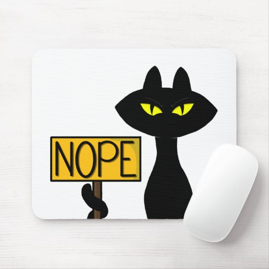 Slechte Boogie -De Kat- "NEE" grappige muismatten (Met muis)