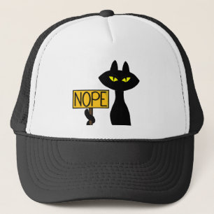 Slechte Boogie -De Kat- "NEE" grappige Trucker Hat Pet