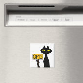 Slechte Boogie -De Kat- "OMG" grappige Magneten (Insitu (Vaatwasser))