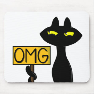 Slechte Boogie -De Kat- "OMG" grappige muismatten