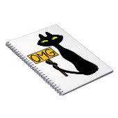Slechte Boogie -De Kat- "OMG" grappige Notitieboek (Rechterzijde)