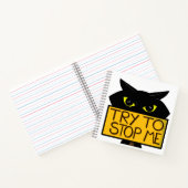 Slechte Boogie -De Kat- "Probeer Het" grappig Noti Notitieboek (Binnen)