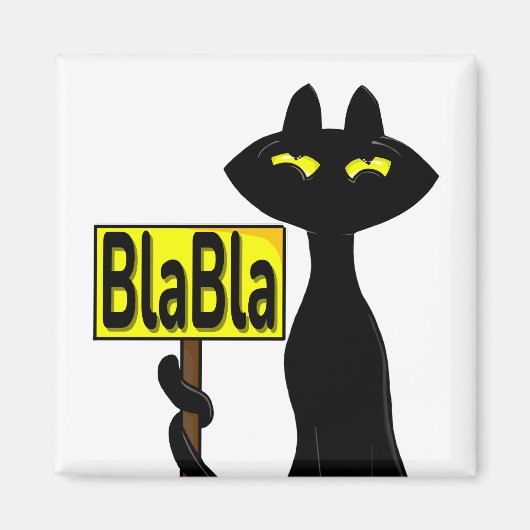 Slechte Boogie Fanny Magneet - BlaBla bord (Voorkant)
