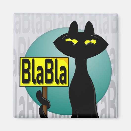 Slechte Boogie Fanny Magneet - BlaBla bord (Voorkant)