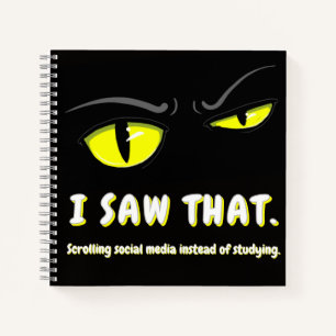 Slechte Boogie Grappig - Betrapt. spiraal notebook Notitieboek