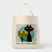 Slechte Boogie Grappige Boodschappentas - BlaBla Tote Bag (Voorkant)