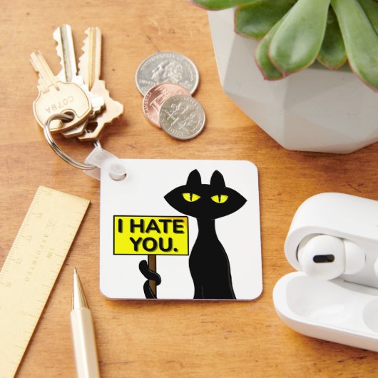Slechte Boogie Grappige Ik Haat Jou Sleutelhanger (Bureau)