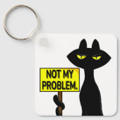 Slechte Boogie Grappige Niet Mijn Probleem Sleutel Sleutelhanger (Voorkant)