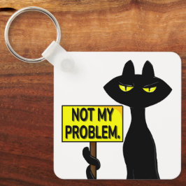 Slechte Boogie Grappige Niet Mijn Probleem Sleutel Sleutelhanger