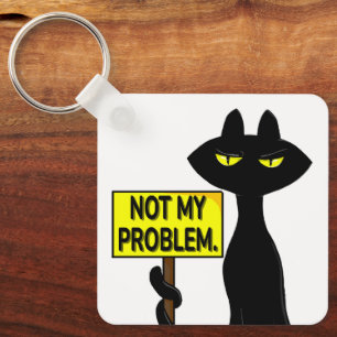 Slechte Boogie Grappige Niet Mijn Probleem Sleutel Sleutelhanger
