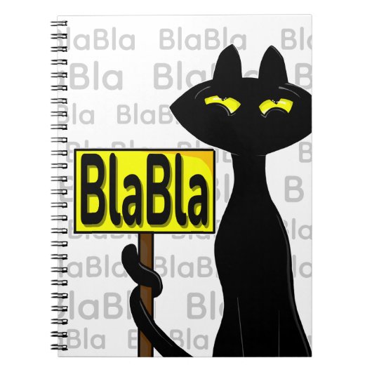 Slechte Boogie Grappige Notitieboek - BlaBla (Voorkant)
