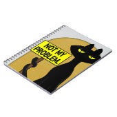 Slechte Boogie Grappige Notitieboek - Niet Mijn Pr (Linkerzijde)