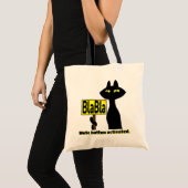 Slechte Boogie Grappige Tote Tas - BlaBla (Voorkant (product))