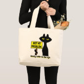 Slechte Boogie Grappige Tote Tas - Niet mijn probl (Voorkant (product))