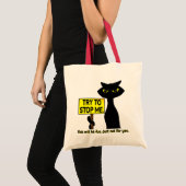 Slechte Boogie Grappige Tote Tas - Probeer Me Niet (Voorkant (product))