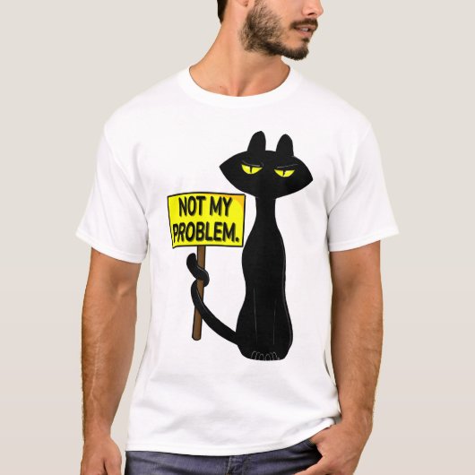 Slechte Booglie Grappig Niet Mijn Probleem T-shirt (Voorkant)