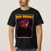 slechte bunny collage grote rapper t-shirt (Voorkant)