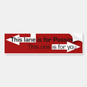 slechte chauffeurs bumpersticker (Voorkant)