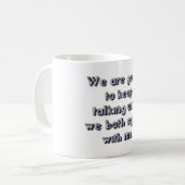 Slechte communicatie-Mok Koffiemok (Voorkant links)