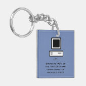 Slechte computerwetenschap sleutelhanger (Voorkant Links)