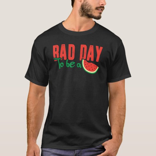 Slechte dag als watermeloen t-shirt (Voorkant)