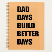 Slechte dag bouwen betere dagen planner (Voorkant)