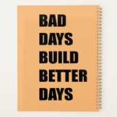 Slechte dag bouwen betere dagen planner (Achterkant)