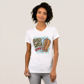 Slechte Dag Hot Dog Retro Vector T-shirt Ontwerp_1 (Voorkant volledig)