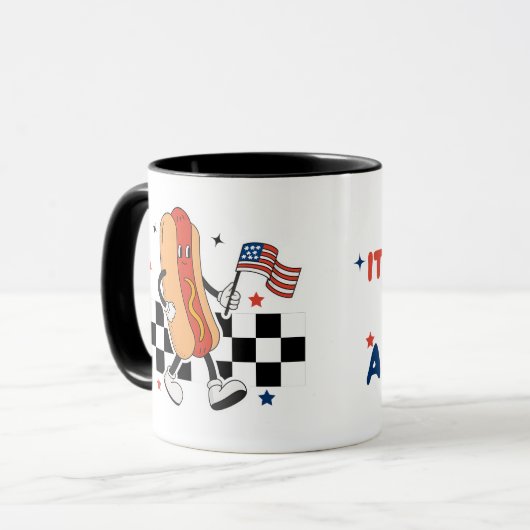 Slechte dag om een hotdog-Mok te zijn Mok (Voorkant links)