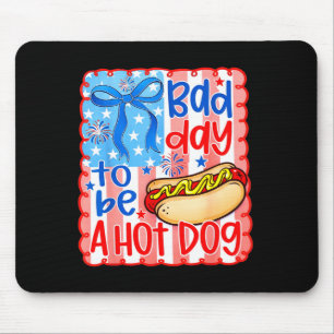 Slechte dag om een hotdog te zijn - hotdogliefhebb muismat