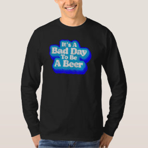 Slechte dag om een minimalistische ophaaltachtig t t-shirt