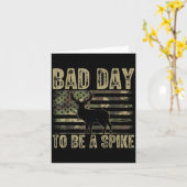 Slechte dag om een spikke grappige hertenjacht te  kaart (Gele Bloem)