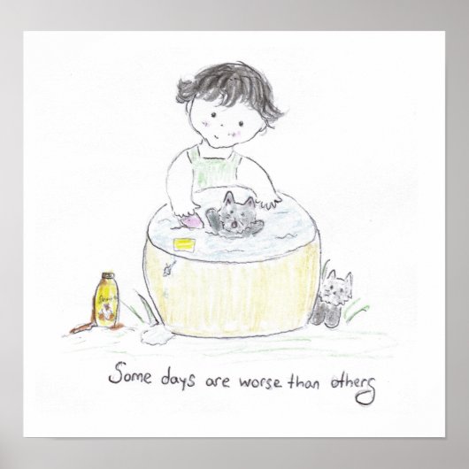 Slechte dag poster (Voorkant)