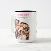 Slechte dag tweekleurige koffiemok (Voorkant links)