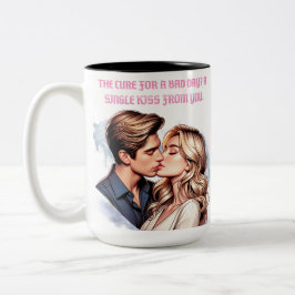 Slechte dag tweekleurige koffiemok