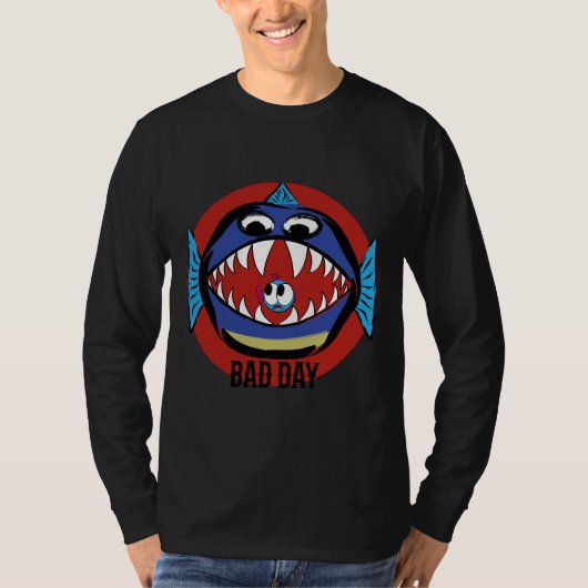 Slechte dag Vis FML Vis Eet Vis T-shirt (Voorkant)