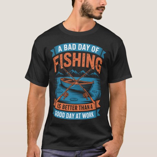 Slechte Dag Vissen van Vissen T-shirt (Voorkant)