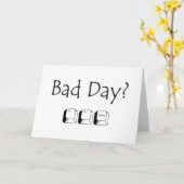 Slechte dag? Wenskaart van gedetineerde Kaart (Gele Bloem)