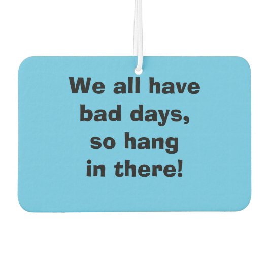 Slechte Dagen Roller Schaatsen Lichtblauw Hart Gev Luchtverfrisser (Voorkant)