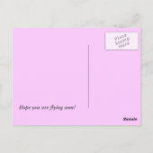 slechte dagkaart. briefkaart (Achterkant)