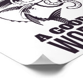 Slechte dagvisserij is beter dan goed werken poster (Hoek)