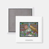 Slechte dingen gebeuren 2 goede mensen Funny Magne Magneet (Voorkant / Achterkant)